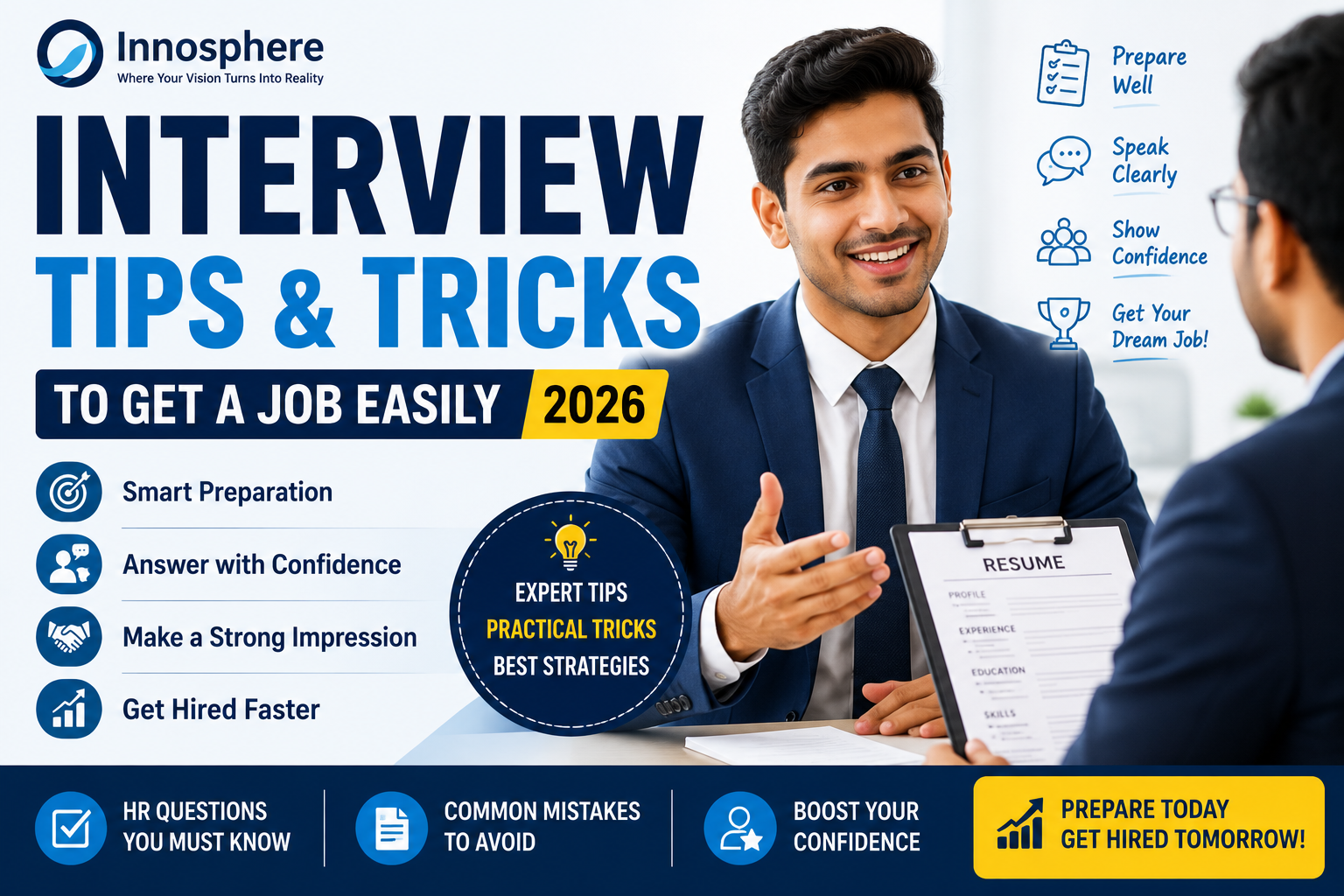 Interview Tips and Tricks to Get a Job Easily (2026): Complete Guide for Freshers & Professionals